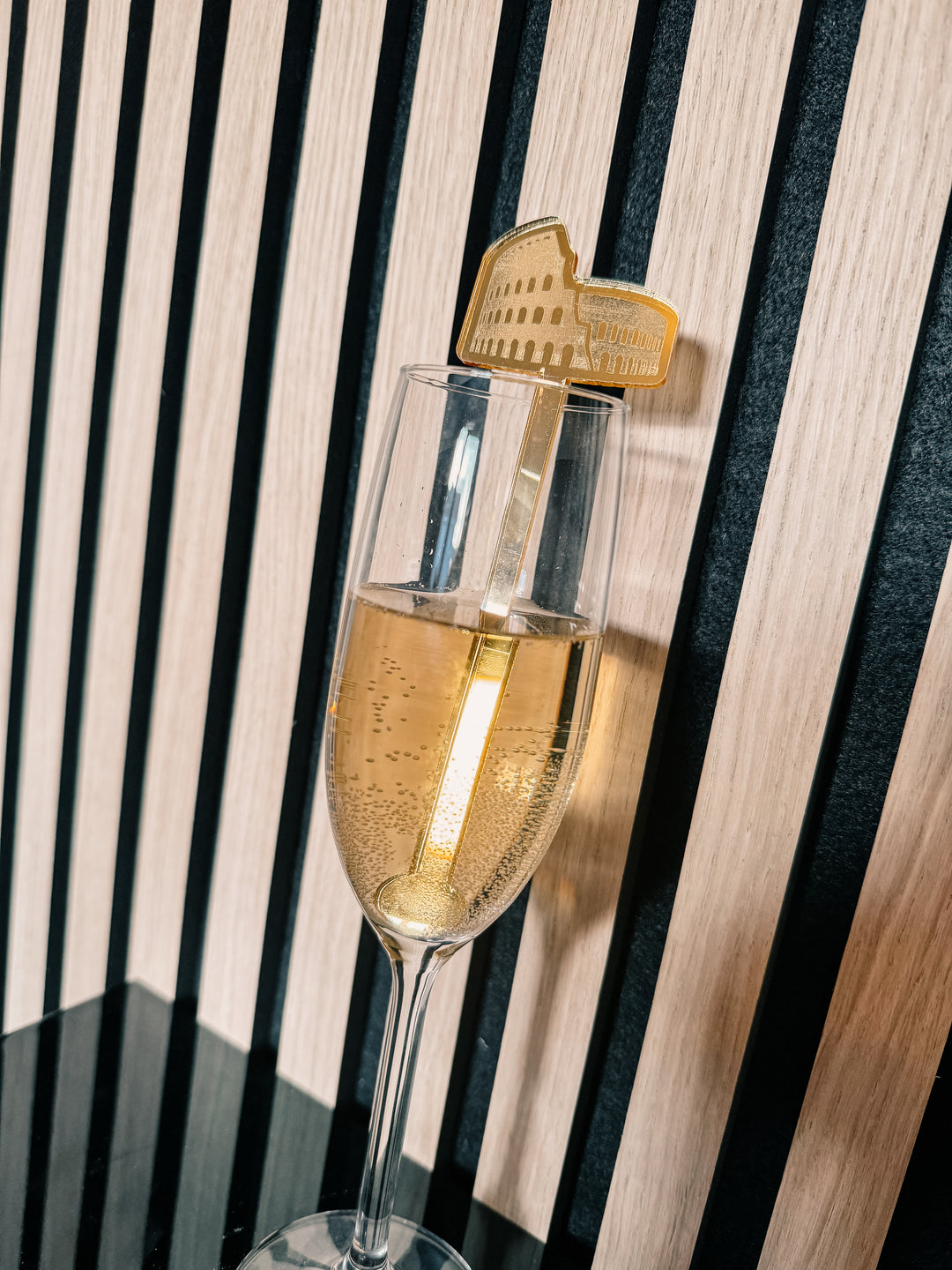 Acrylic Drink Stirrer - Landmark - Colosseum