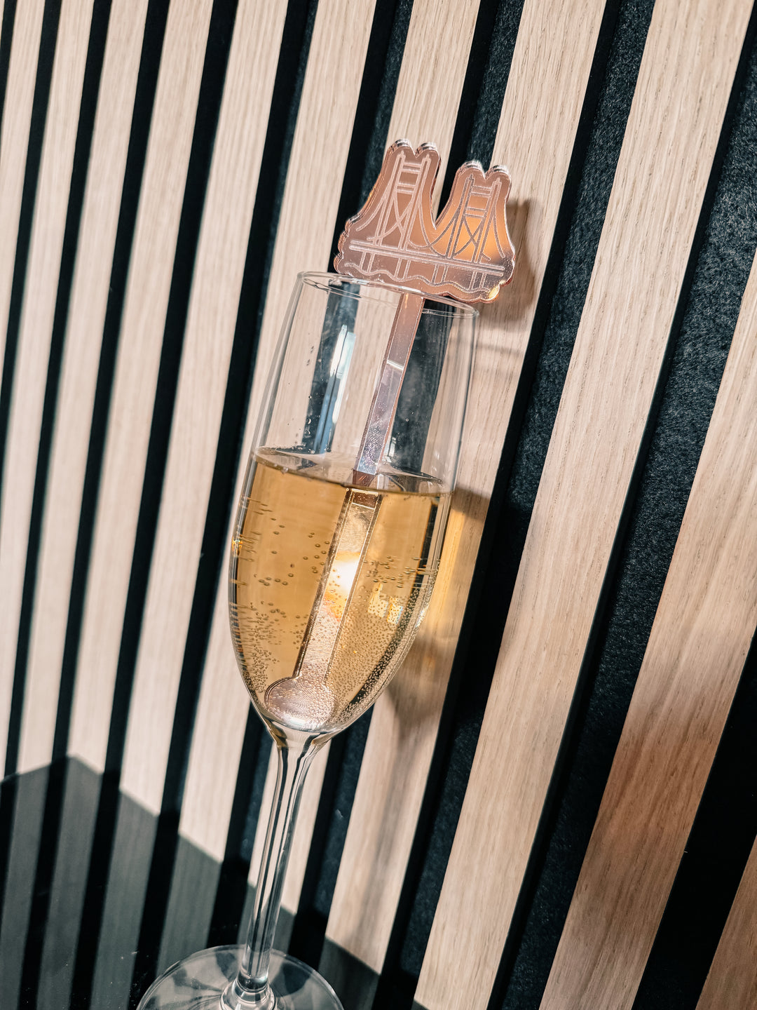 Acrylic Drink Stirrer - Landmark - Golden Gate Bridge