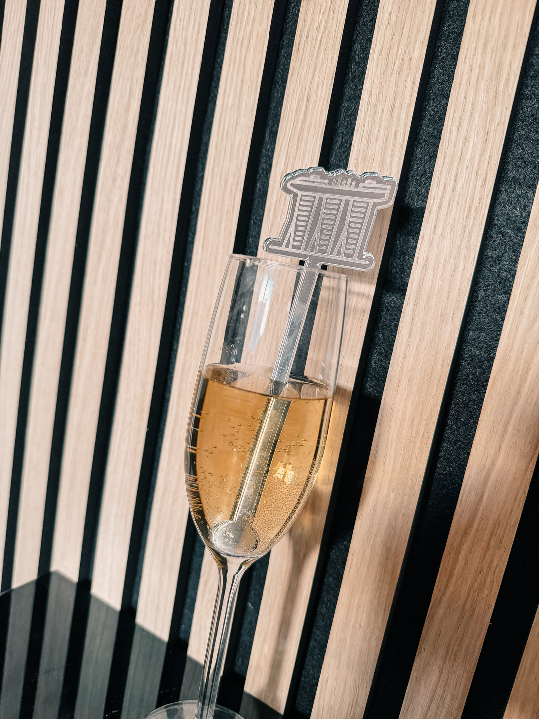 Acrylic Drink Stirrer - Landmark - Marina Bay Sands