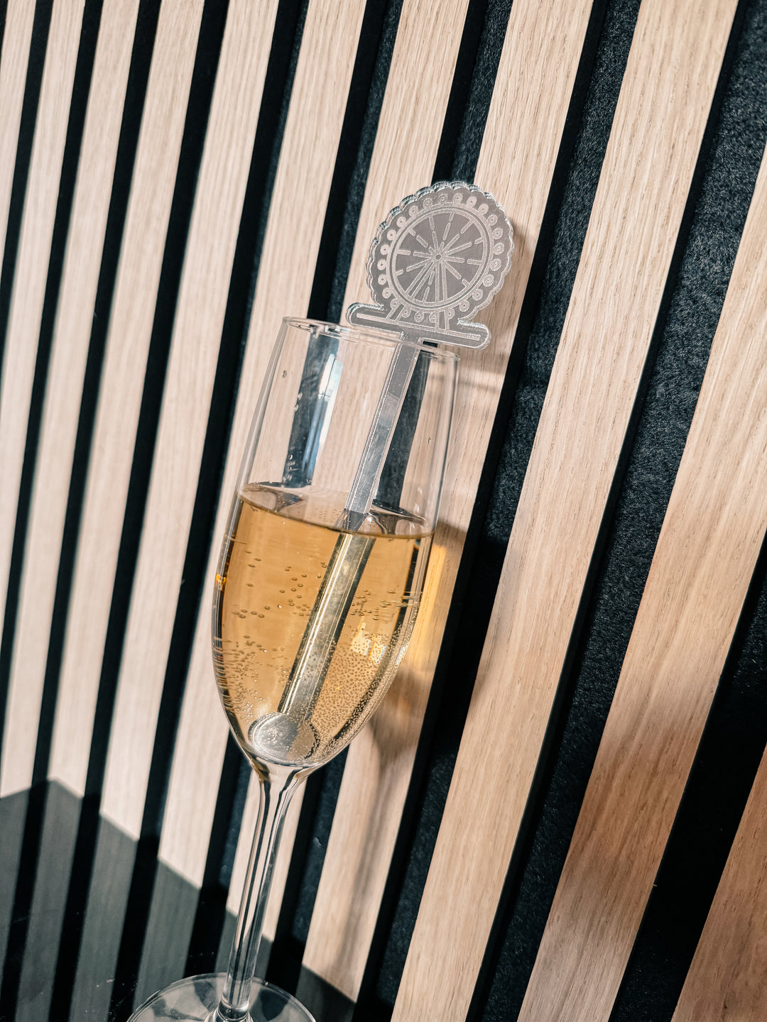 Acrylic Drink Stirrer - Landmark - London Eye