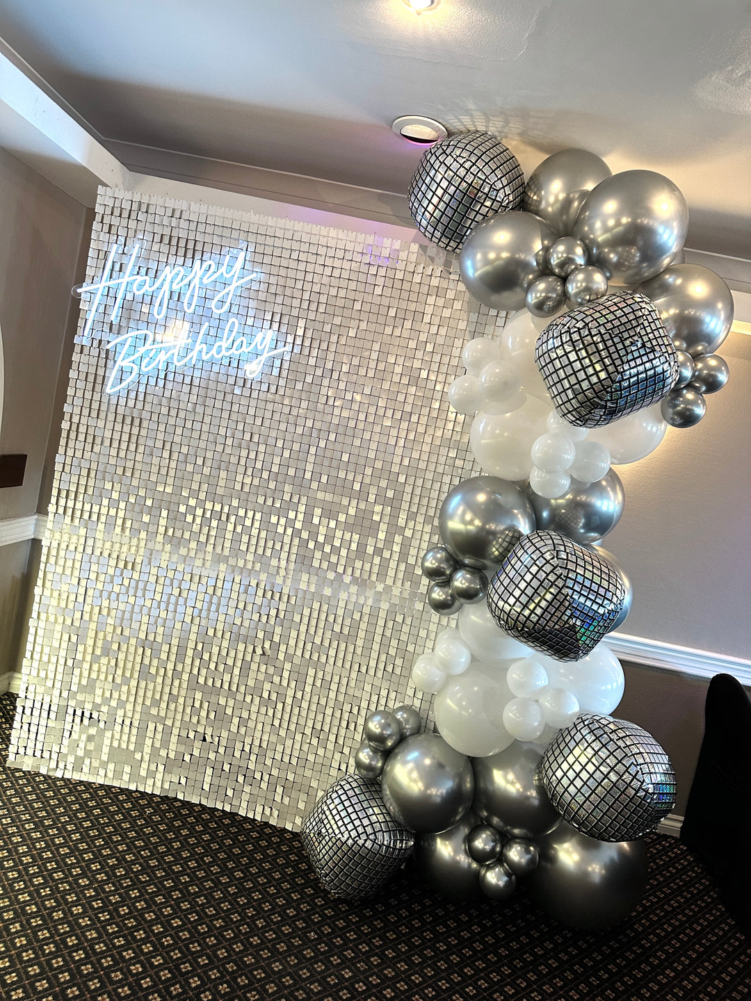 Rental - White Sequin Wall - Half Size