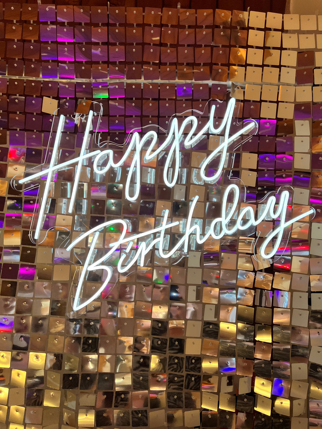 Rental - Neon Sign - Happy Birthday