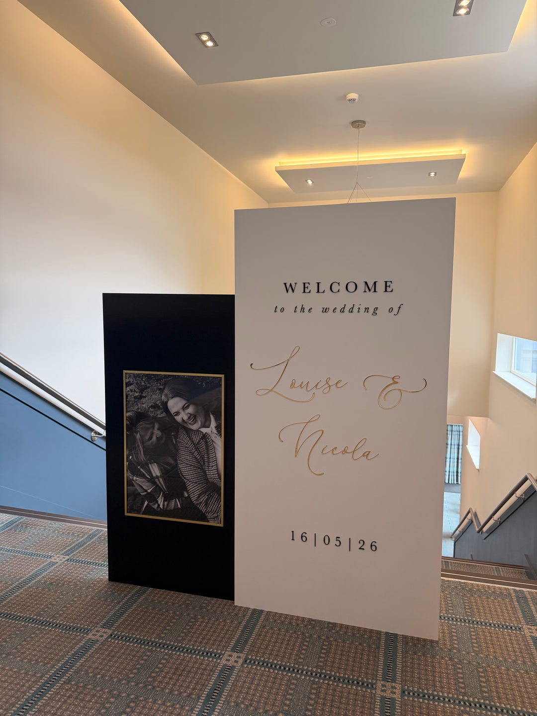Signature Photo Welcome Display