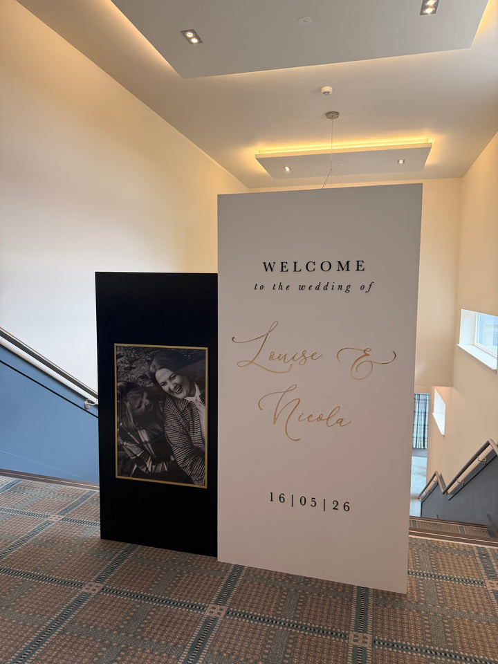 Signature Photo Welcome Display