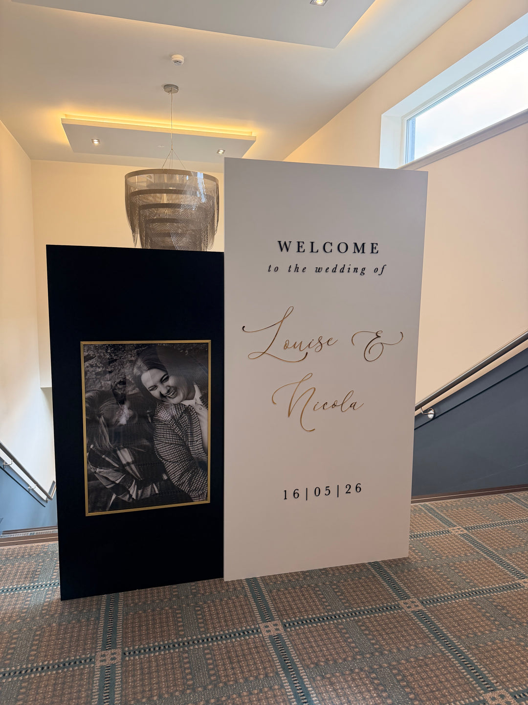 Signature Photo Welcome Display