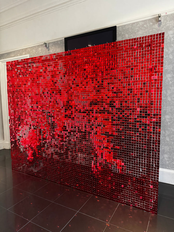 Rental - Red Sequin Wall