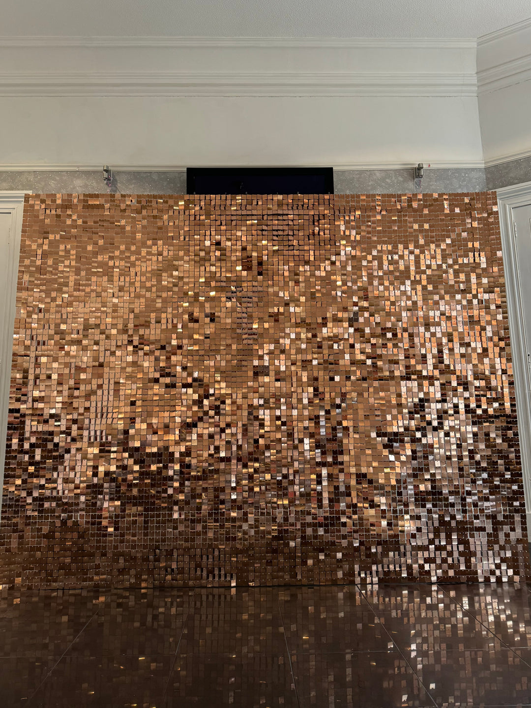 Rental - Rose Gold Sequin Wall