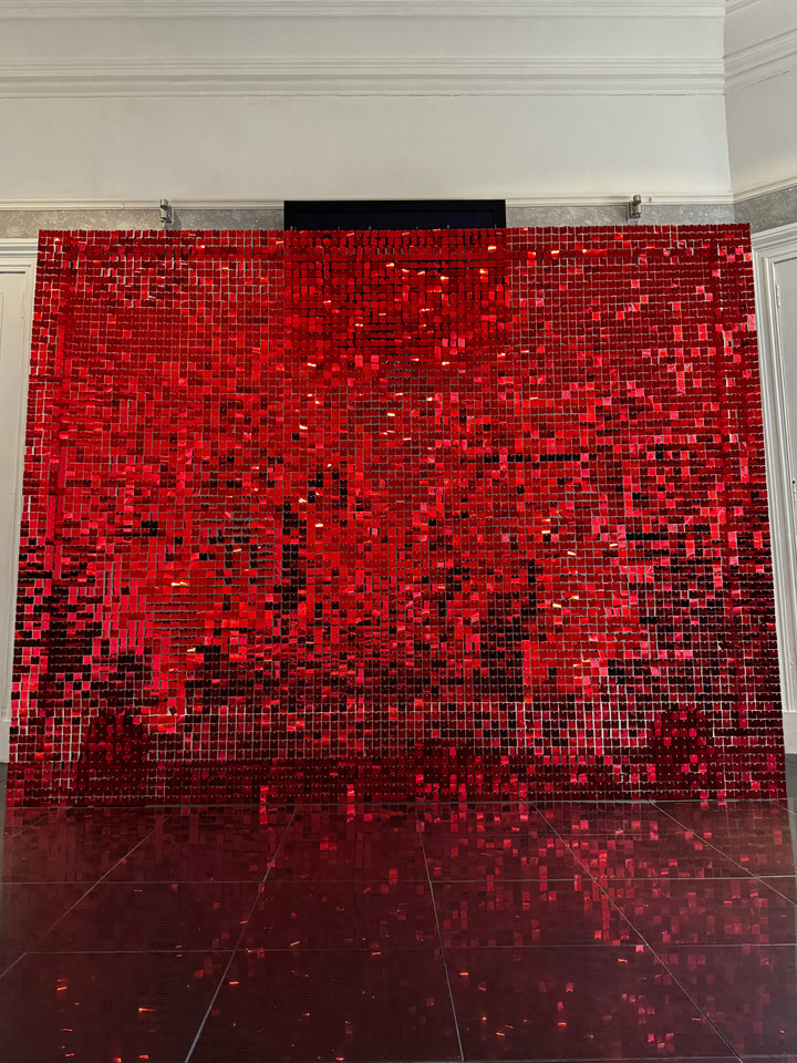 Rental - Red Sequin Wall