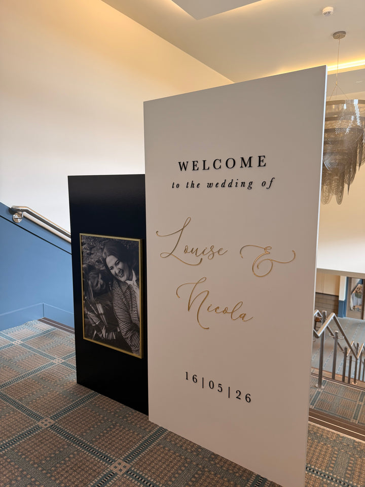 Signature Photo Welcome Display