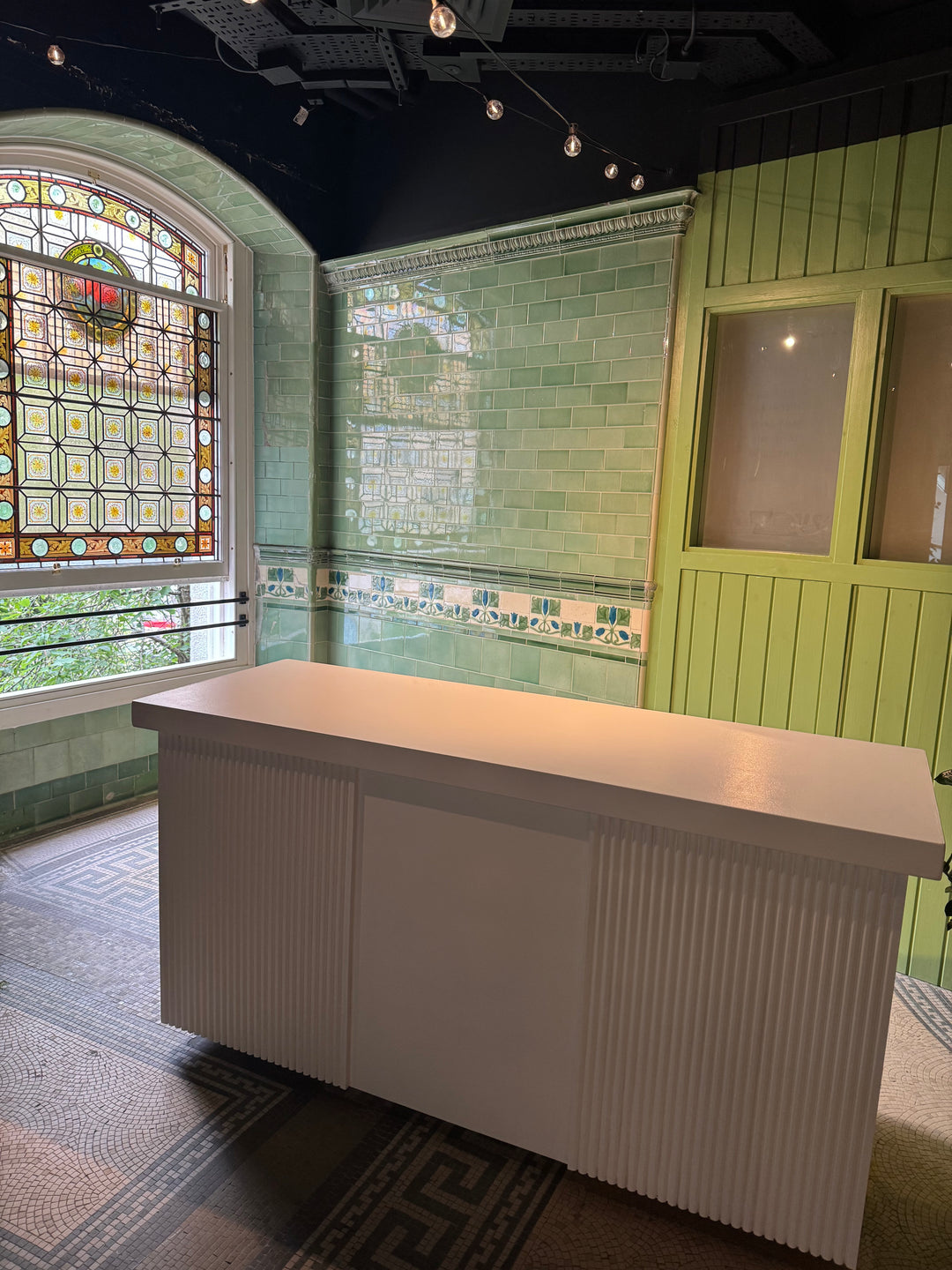 Rental - White Mobile Bar