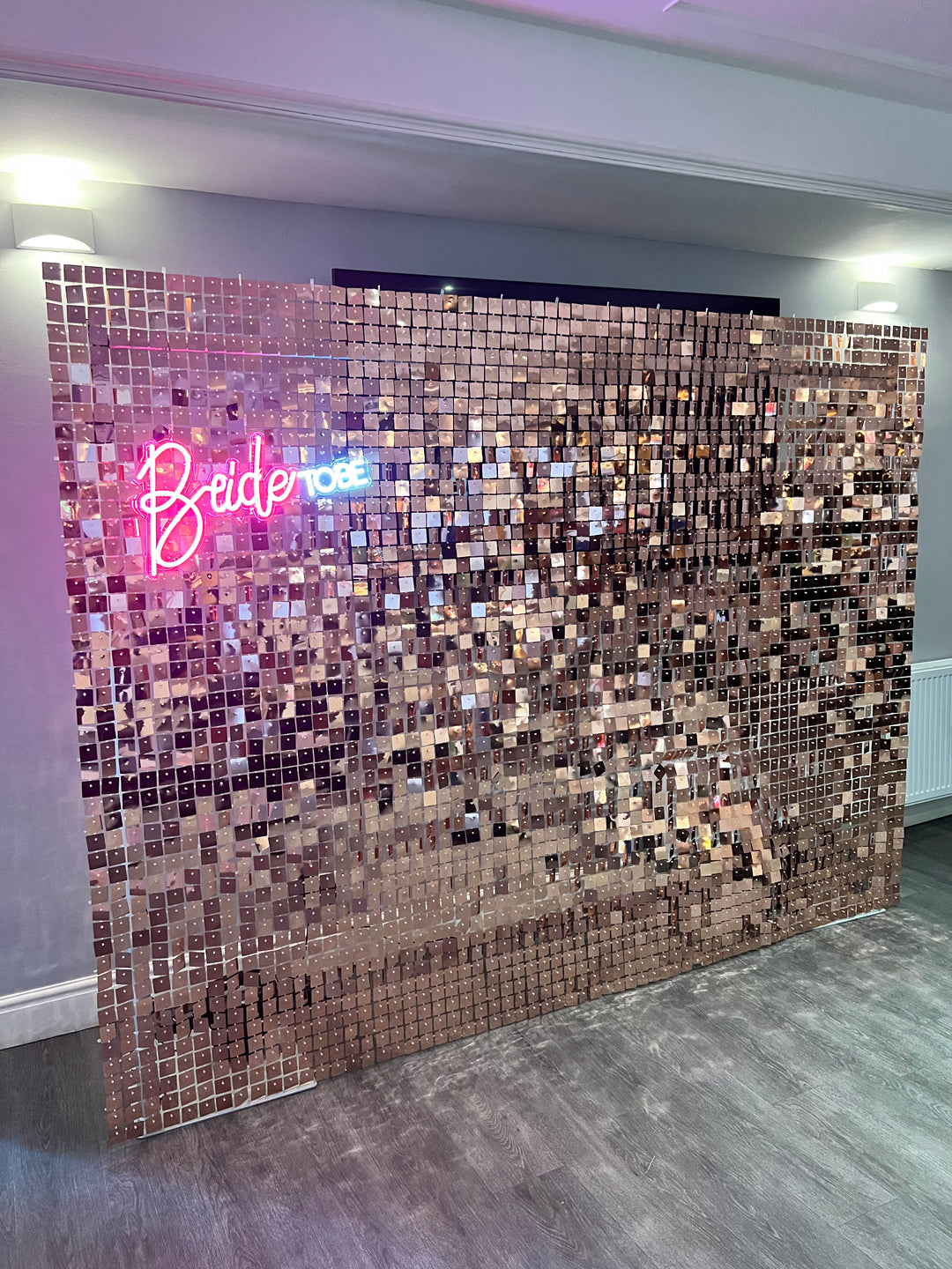 Rental - Rose Gold Sequin Wall