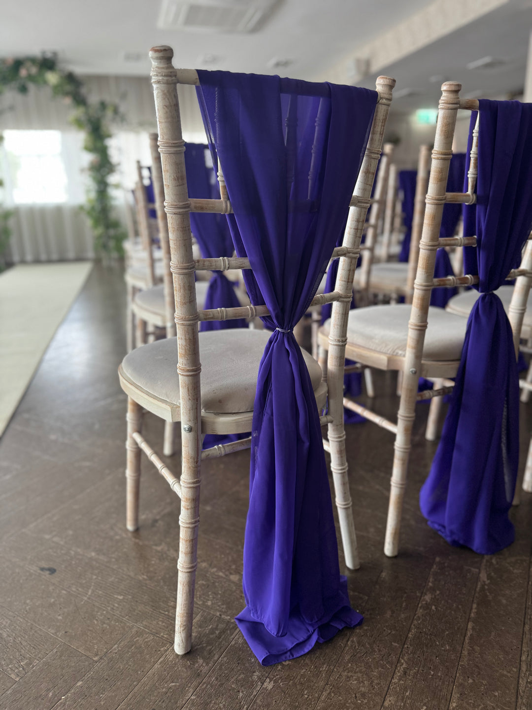 Rental - Chiffon Vertical Drop - Purple