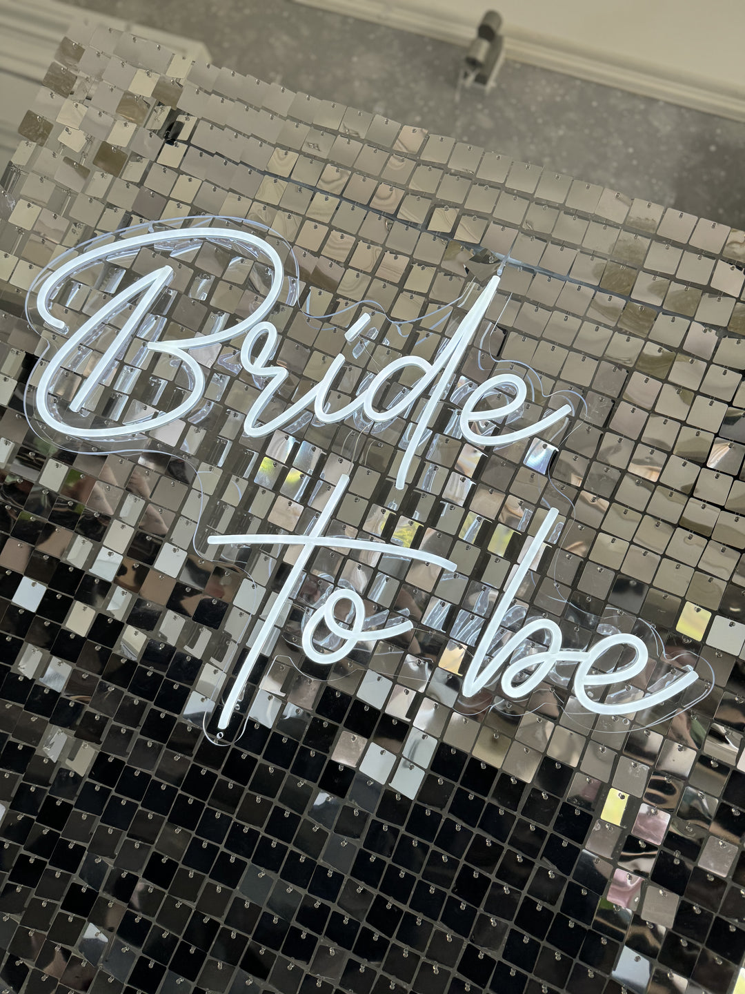 Rental - Neon Sign - Bride to Be - Cool White