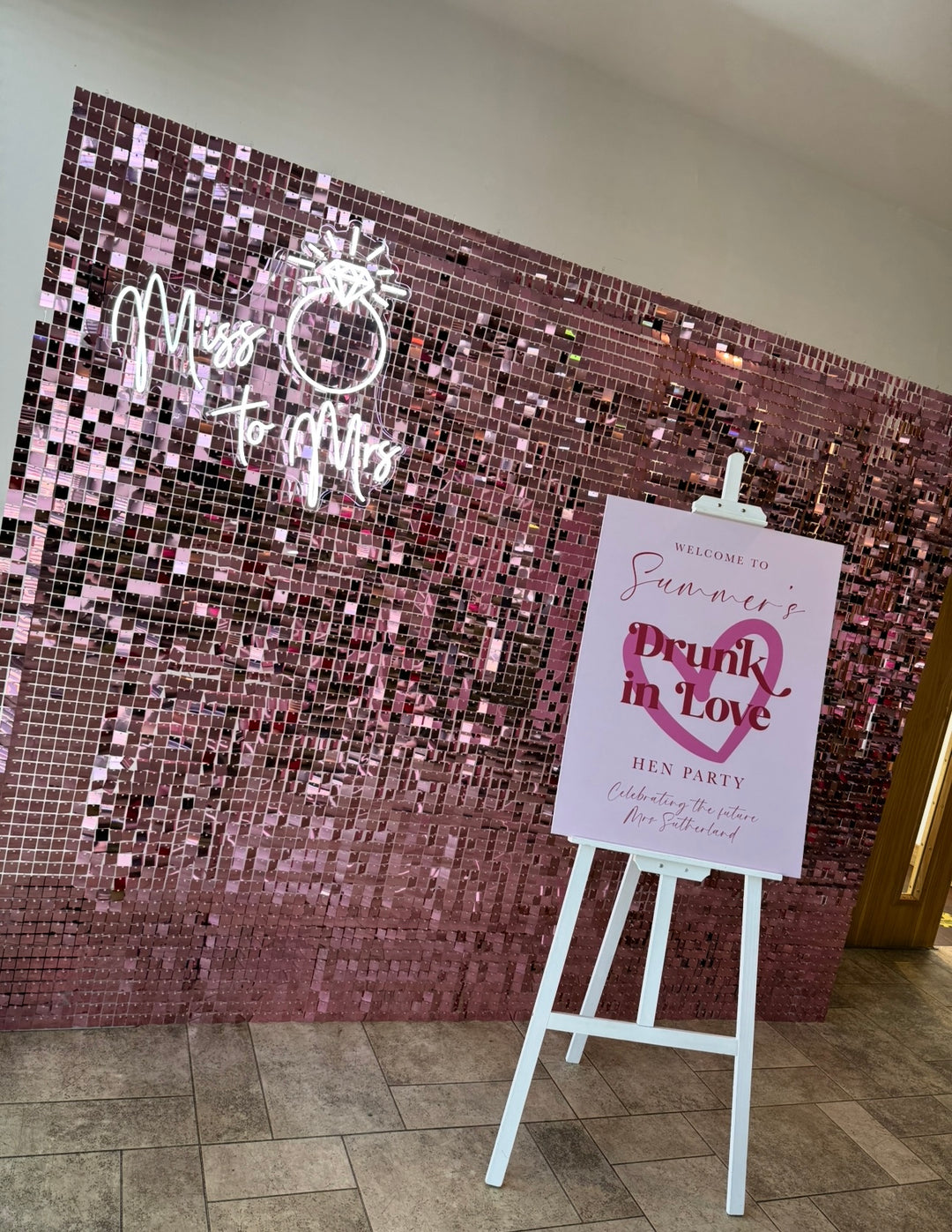 Hen Party - Luxe Sequin Package - Option 1