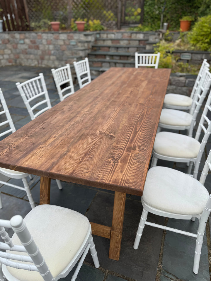 Rental - Rustic Trestle Table