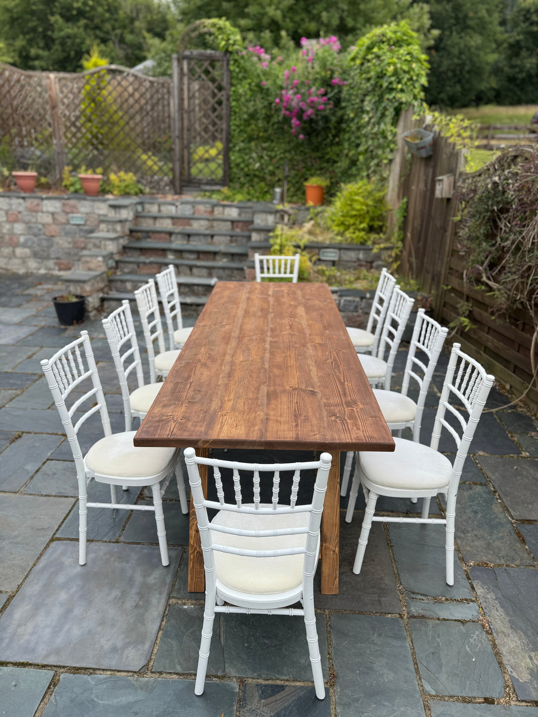 Rental - Rustic Trestle Table