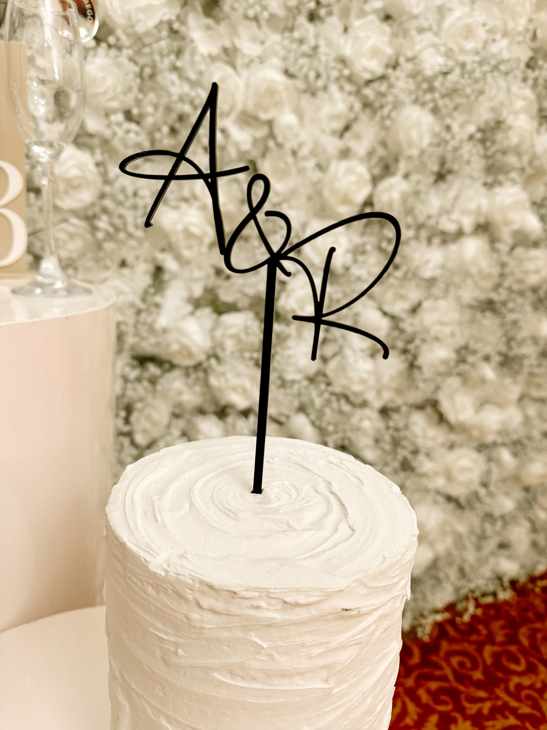 Cake Topper - Initials - Style 1