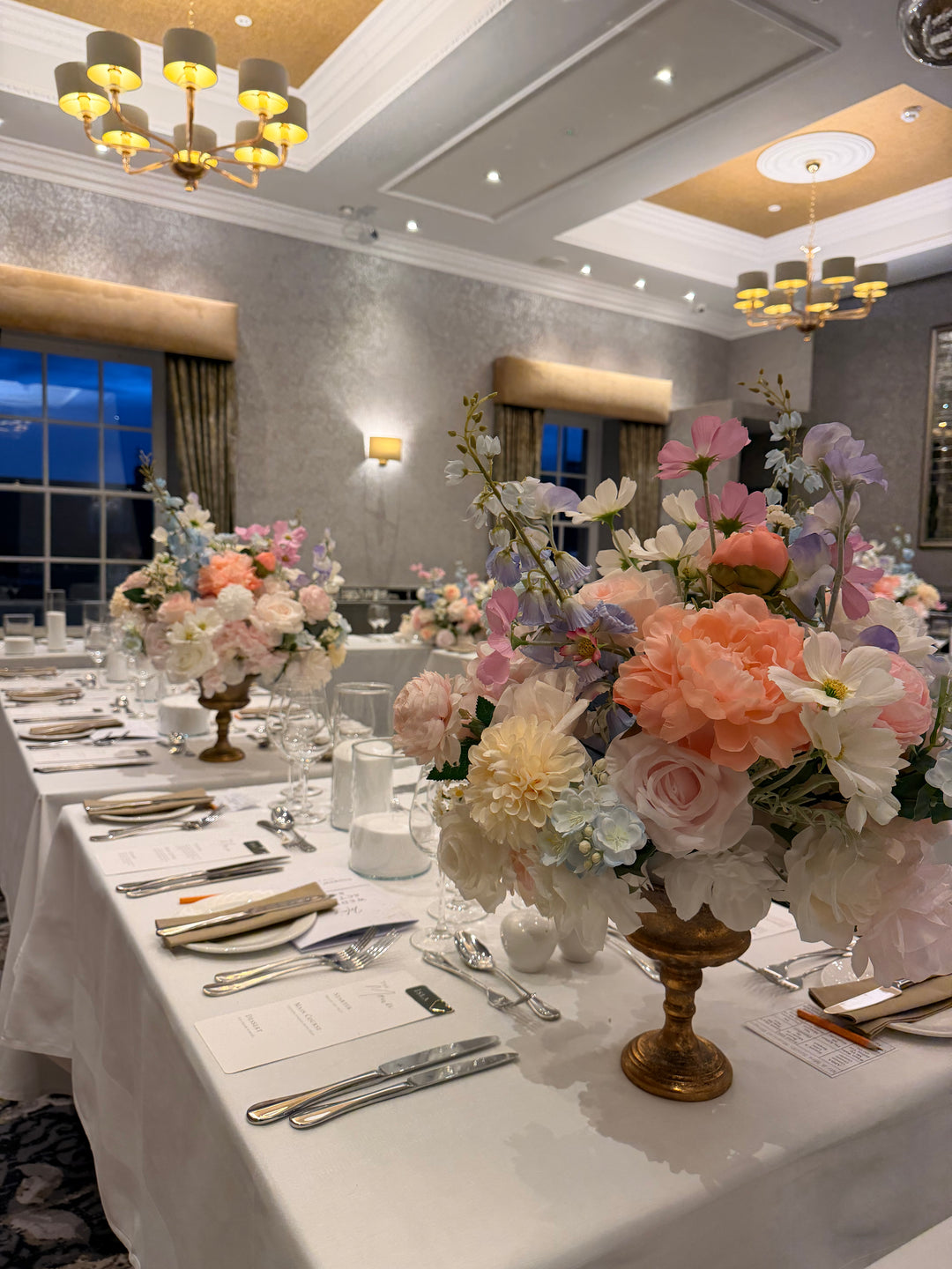 Rental - 'Imogen' Low Bowl Centrepiece