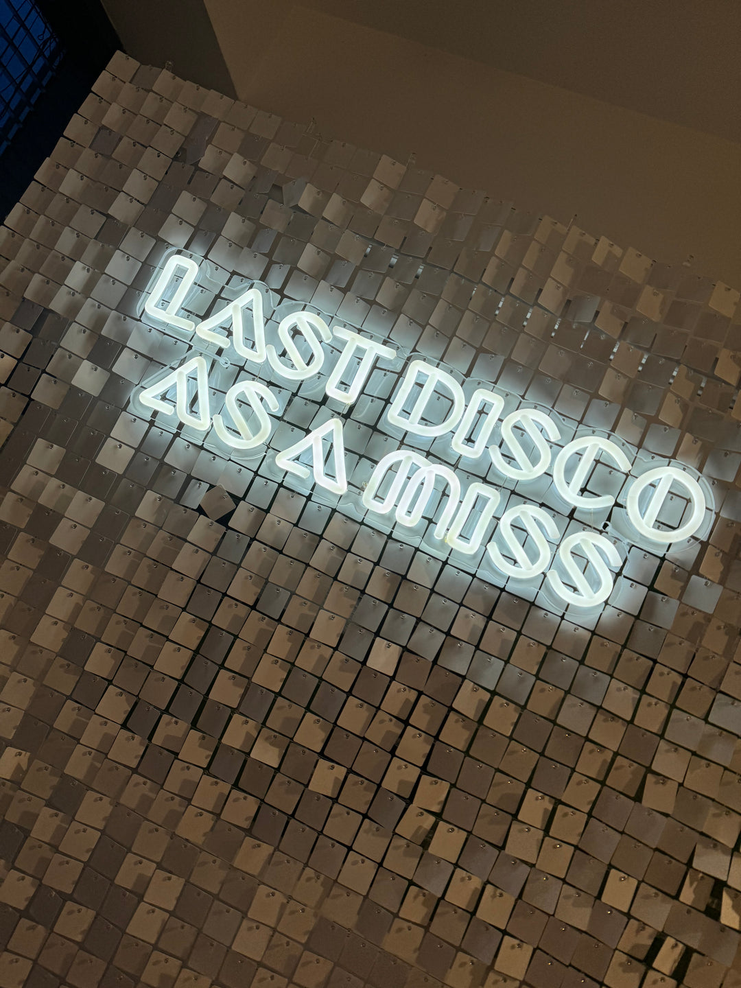 Rental - Neon Sign - Last Disco as a Miss