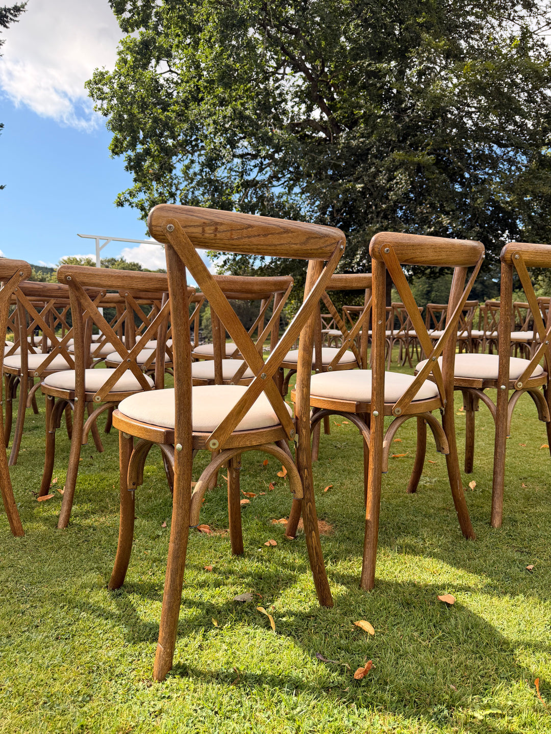 Rental - Wooden Cross Back Chairs