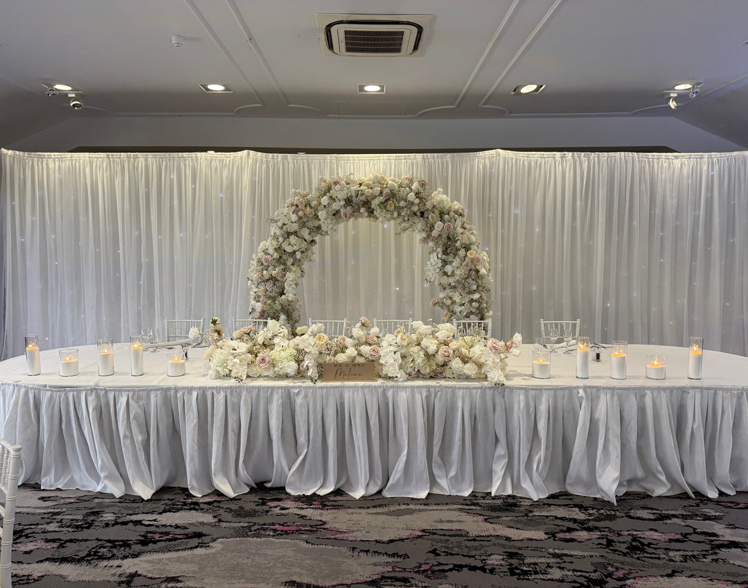 Rental - 9m x 3m Starlight Draped Backdrop