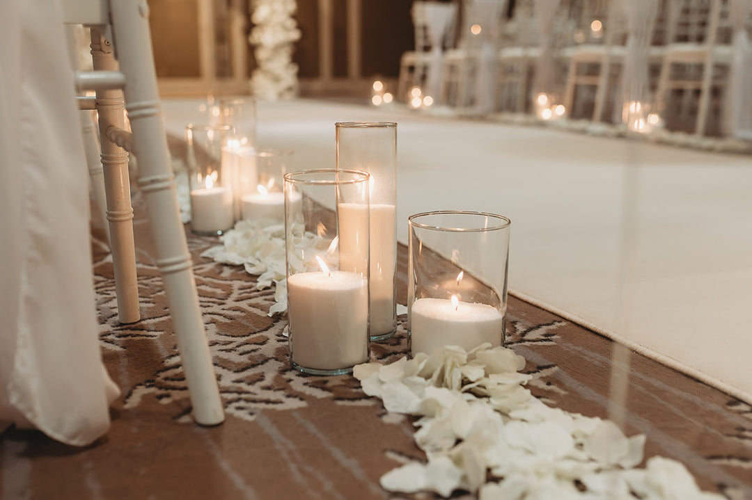 Rental - Aisle Petal Arrangement