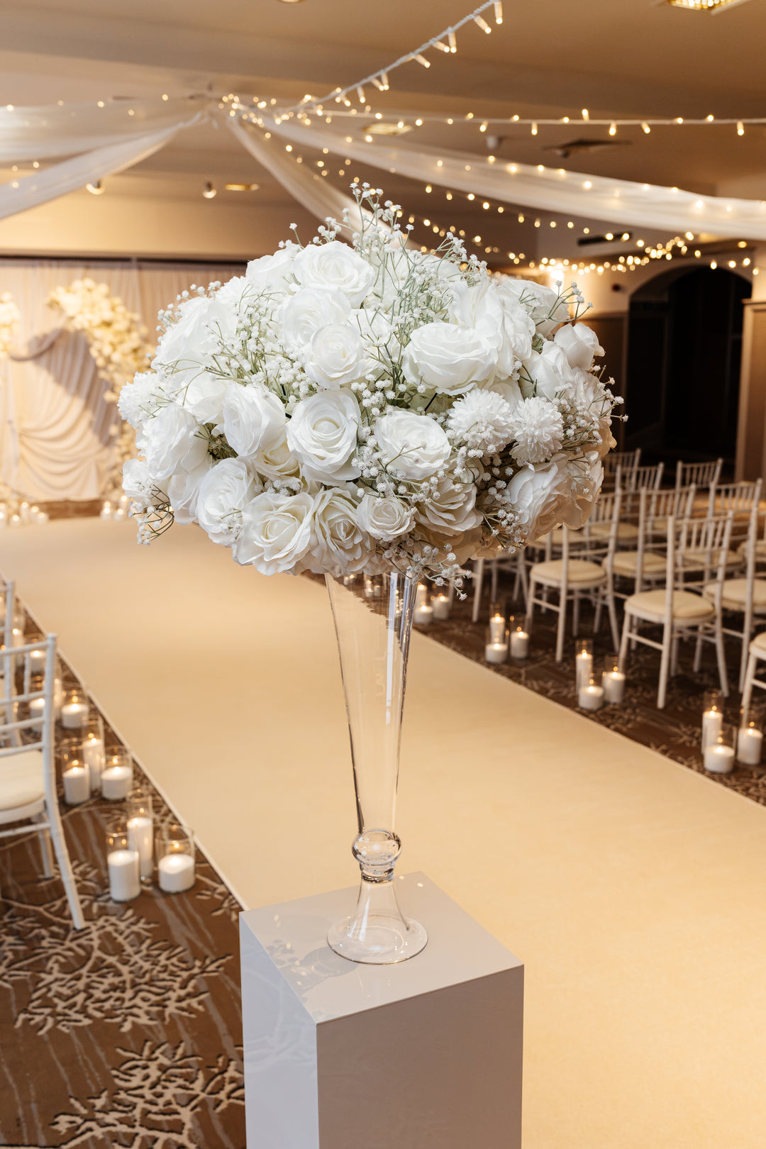 Rental - Glass Trumpet Vase