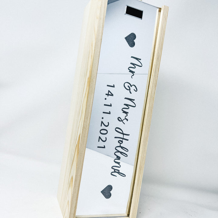 Personalised Bottle Box - Wedding Gift
