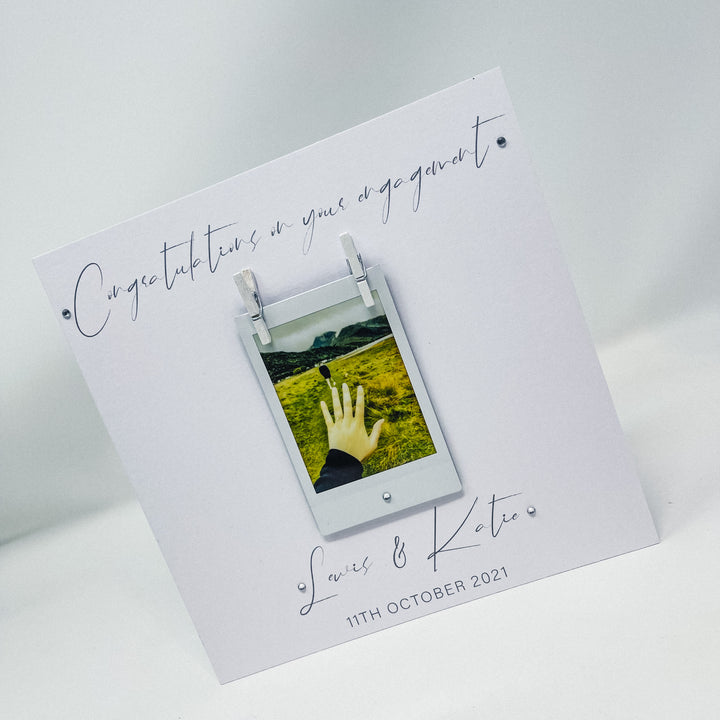 Engagement Card - Single Polaroid