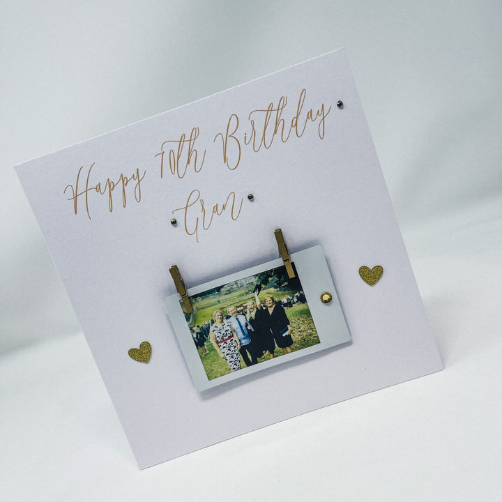 Happy Birthday Card - Single Polaroid