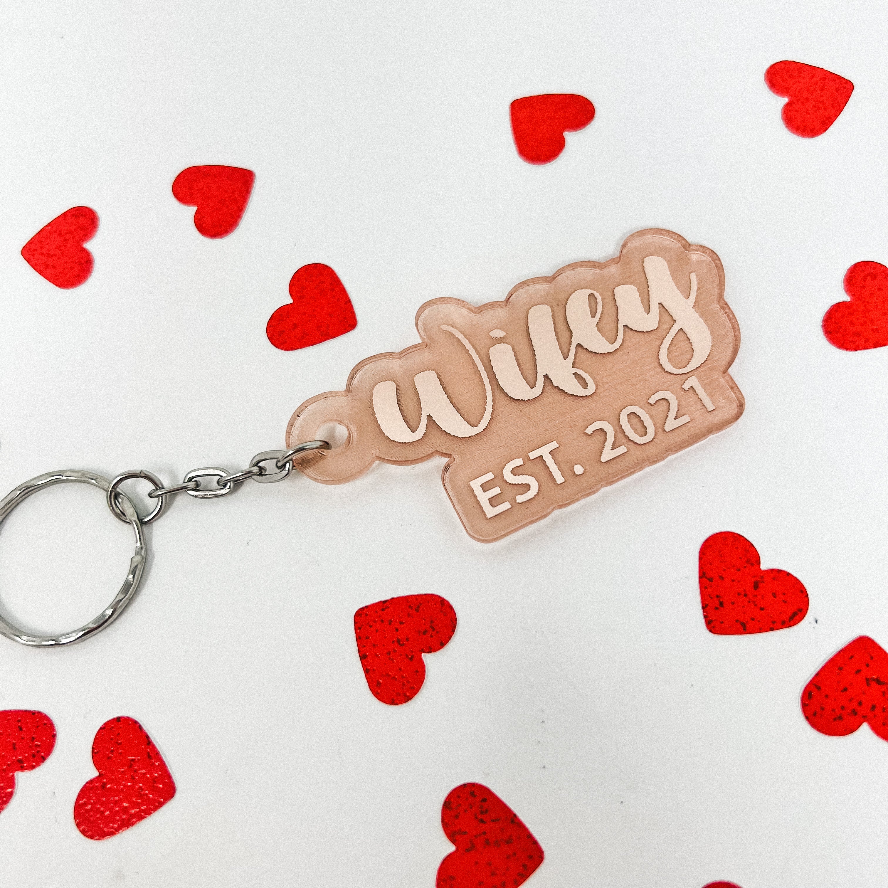 Wifey keychain clearance