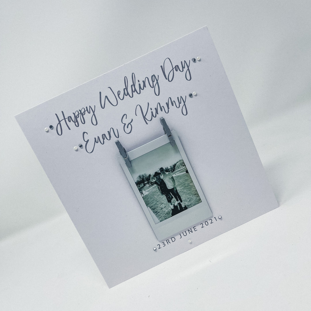 Wedding Card - Single Polaroid