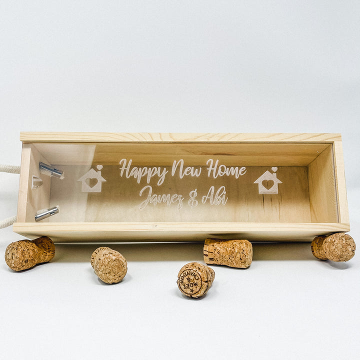 Personalised Bottle Box - New Home