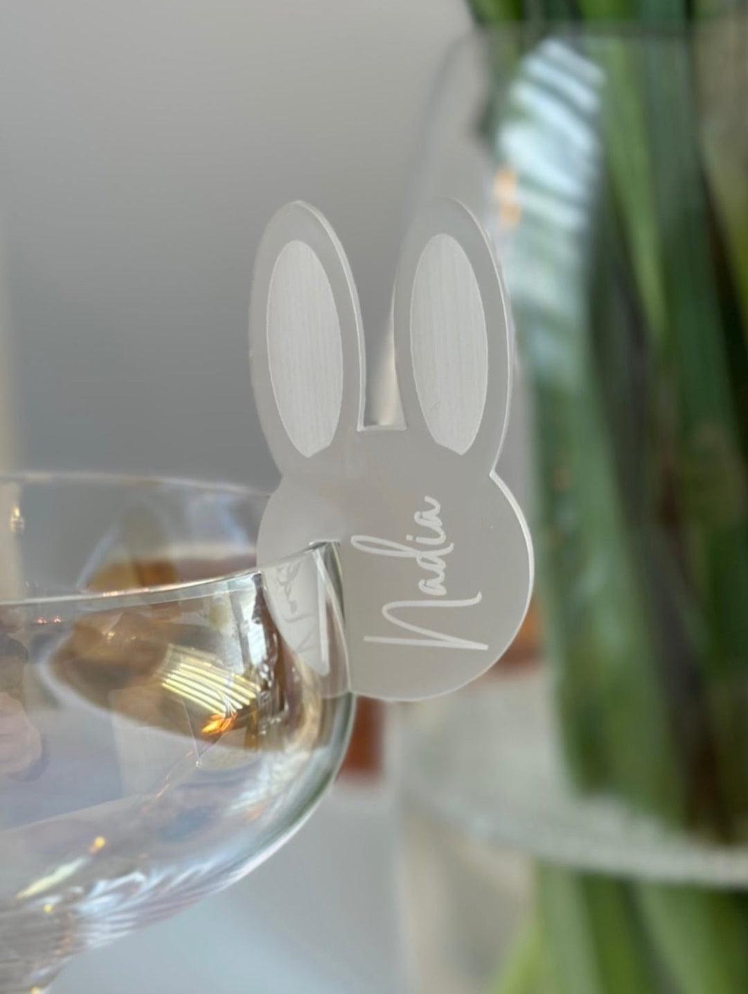 Acrylic Drink Charm - Bunny