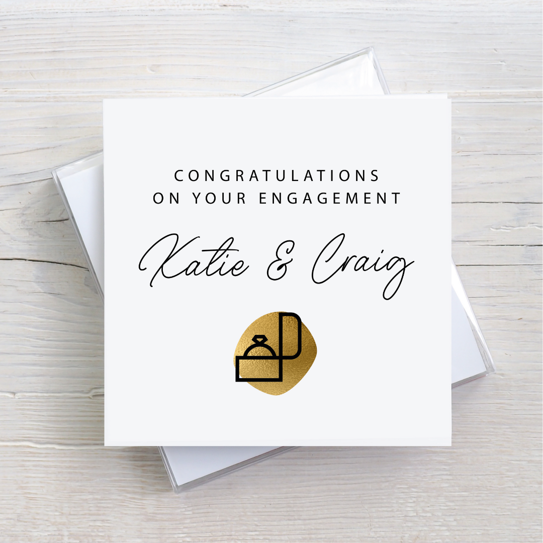 Engagement Card - Ring Box Design