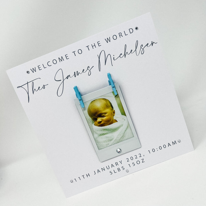 New Baby Card - Single Polaroid