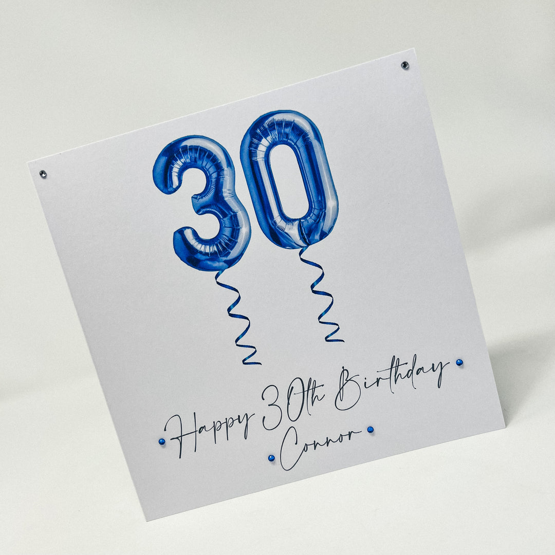Birthday Card - Balloon Design